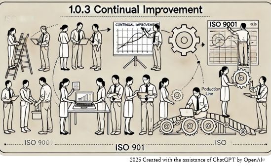 ISO9001コンサルタントの視点による” 10.3継続的改善”