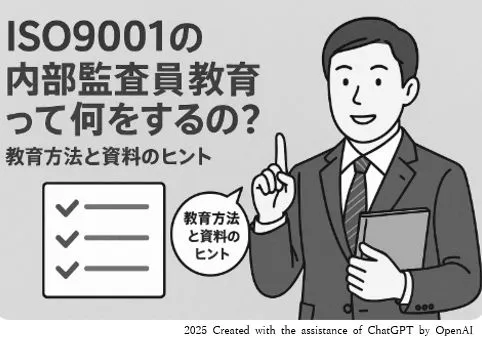 ISO9001の内部監査員教育って何をするの？教育方法と資料のヒント