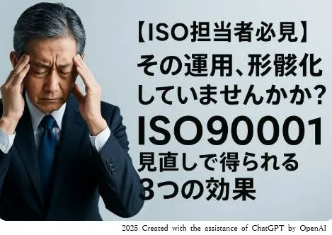 【ISO担当者必見】その運用、形骸化していませんか？