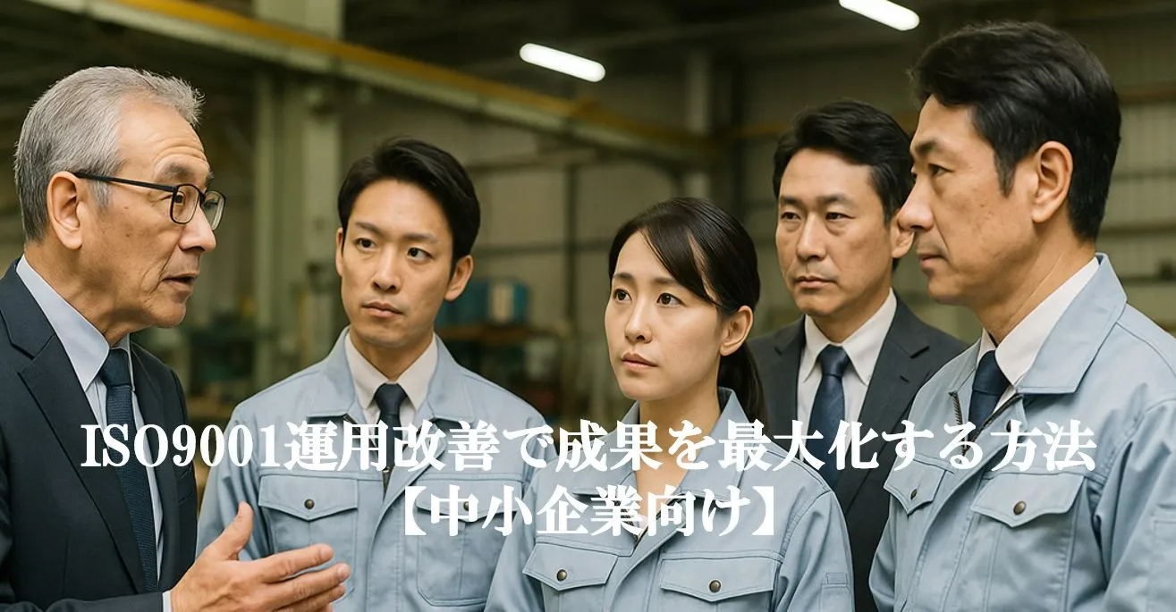 ISO9001運用改善で成果を最大化する方法【中小企業向け】