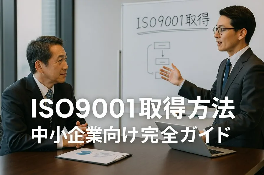 ISO9001取得方法 中小企業向け完全ガイド【初めてでも安心】