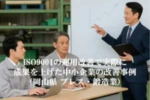 ISO9001の運用改善で実際に成果を上げた中小企業の改善事例（岡山県 プレス・鍛造業）
