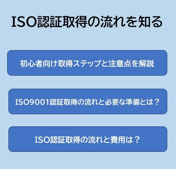 ISO認証取得の流れを知るためのハブガイド｜初心者から経営者までの必読ポイント