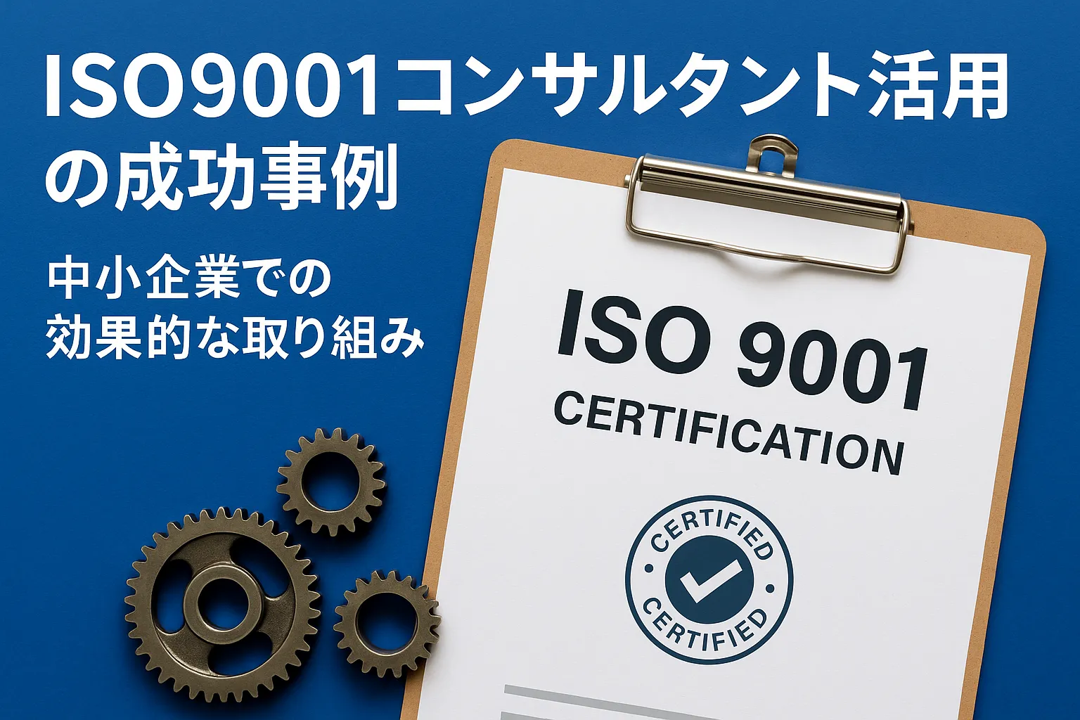 ISO9001コンサルタント活用の成功事例｜小規模から中堅企業までの実践ケース
