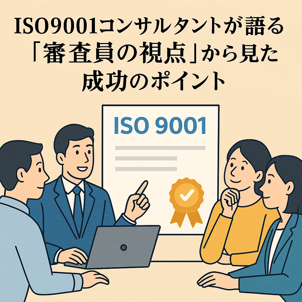 ISO9001コンサルタントが語る「審査員の視点」から見た成功のポイントとは？
