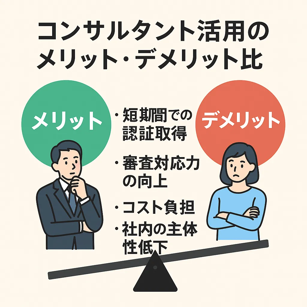 ISO9001コンサルタント活用のメリット・デメリット比較｜中小企業経営者が知っておきたい判断ポイント