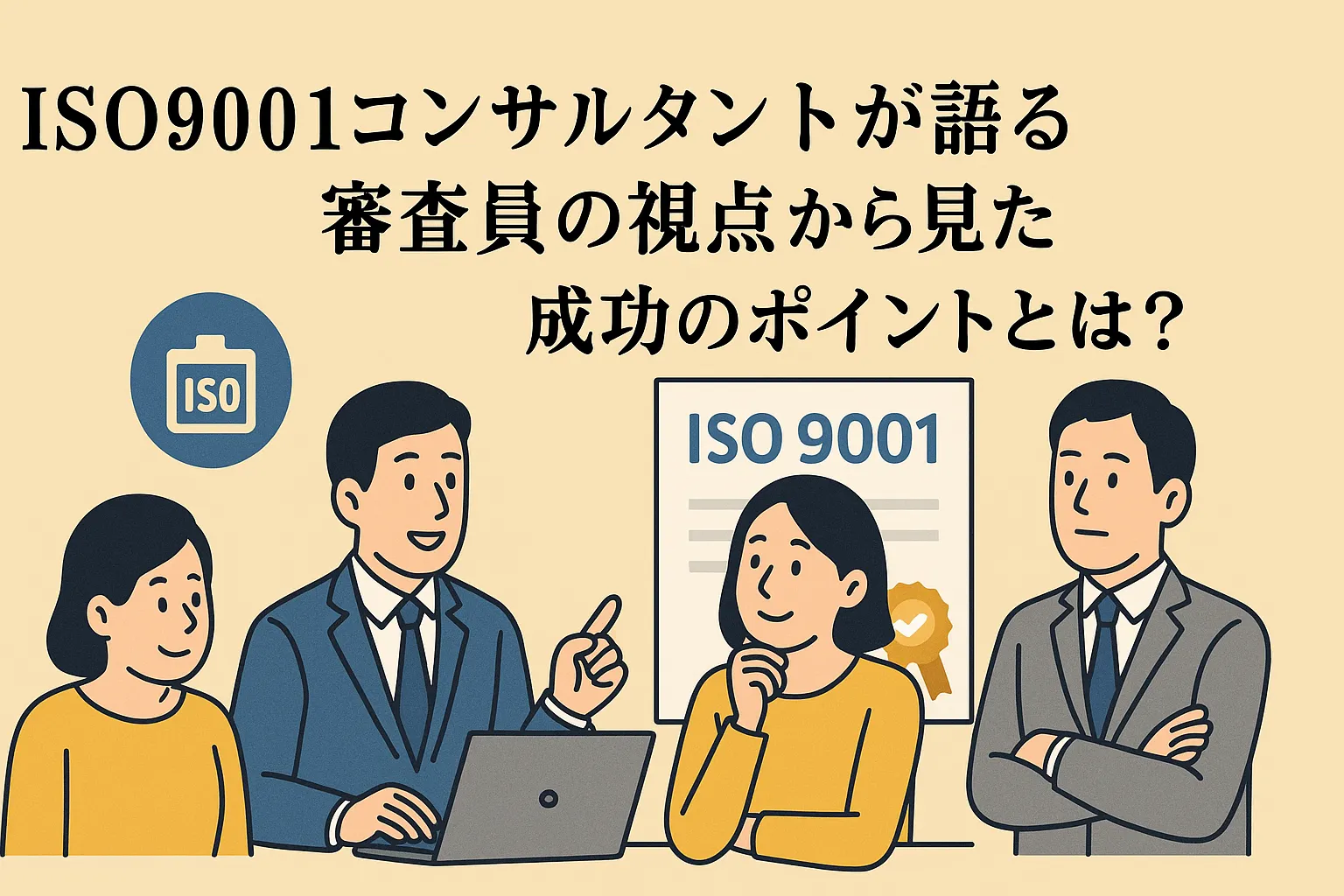 ISO9001コンサルタントが語る「審査員の視点」から見た成功のポイントとは？