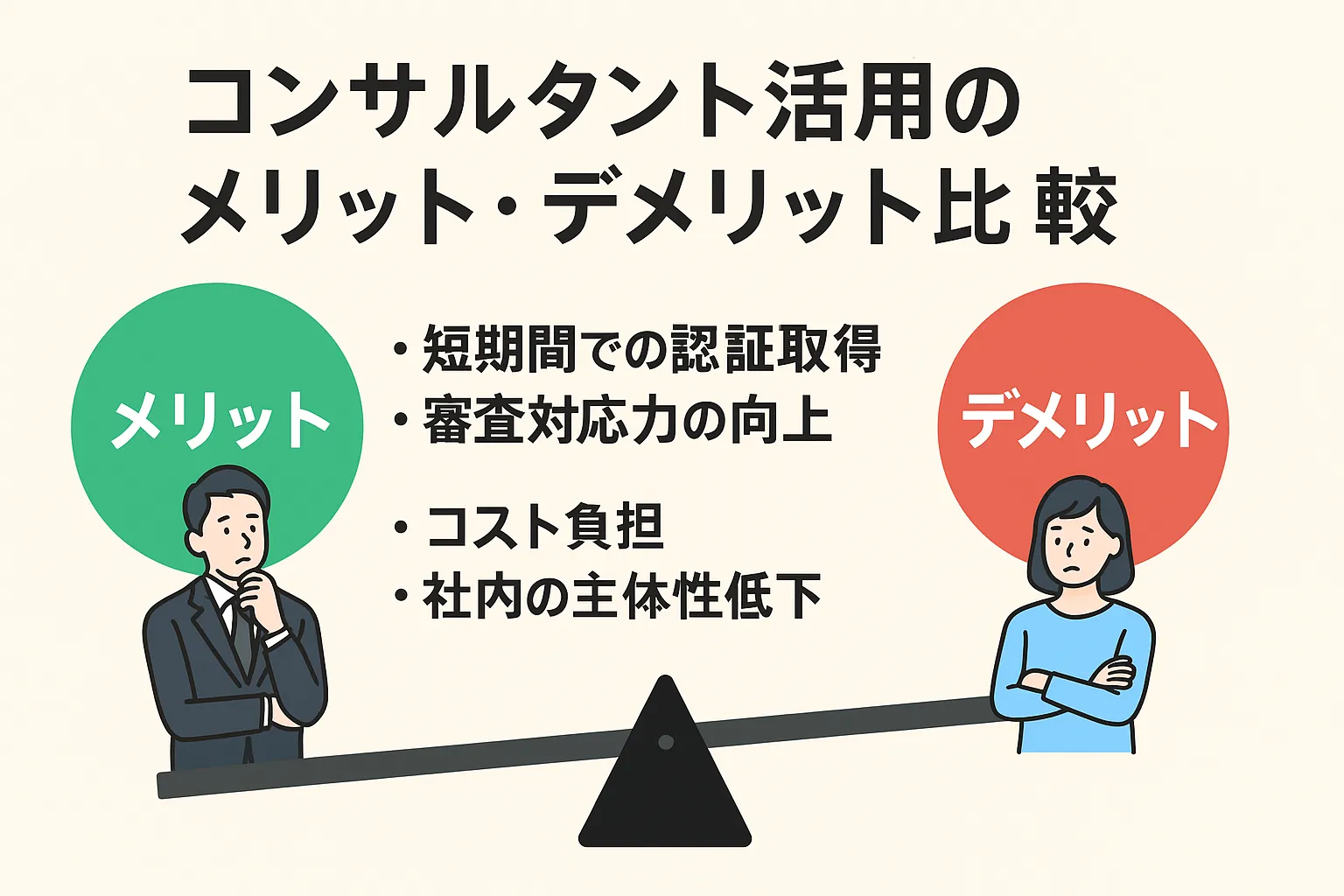 ISO9001コンサルタント活用のメリット・デメリット比較｜中小企業経営者が知っておきたい判断ポイント