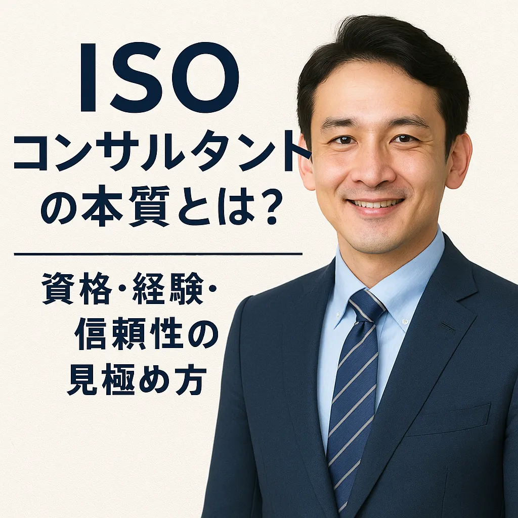 ISOコンサルタントの本質とは？資格・経験・信頼性の見極め方