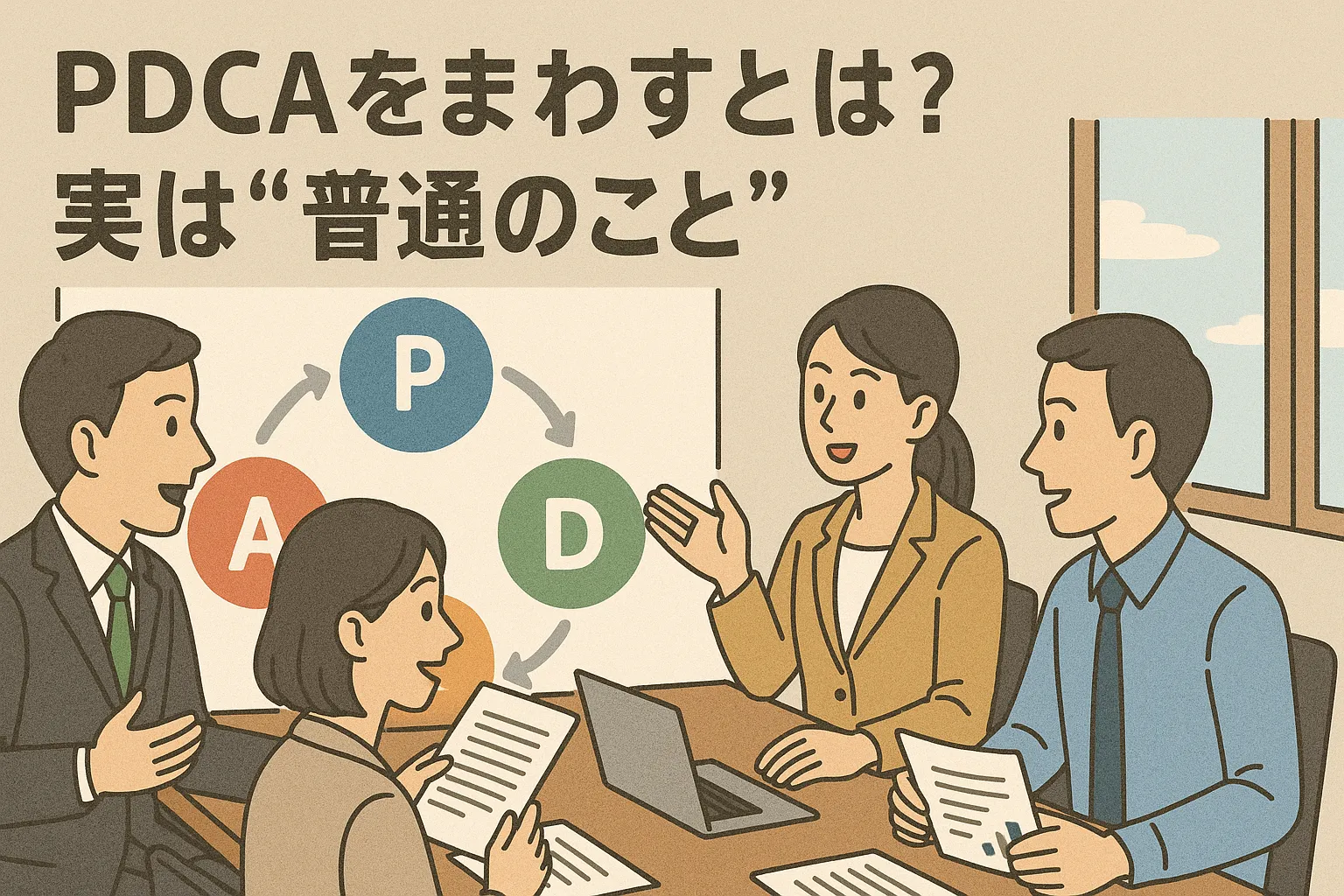 PDCAをまわすとは?実は“普通のこと”