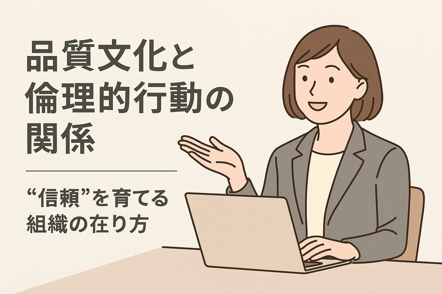 【ISO9001:2026改定】品質文化と倫理的行動の関係~“信頼”を育てる組織の在り方~