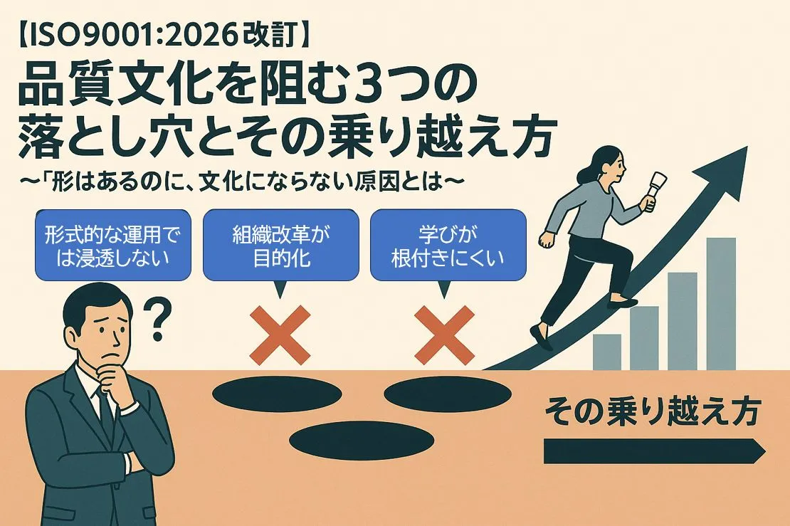 【ISO9001:2026改訂】品質文化を阻む3つの落とし穴とその乗り越え方
