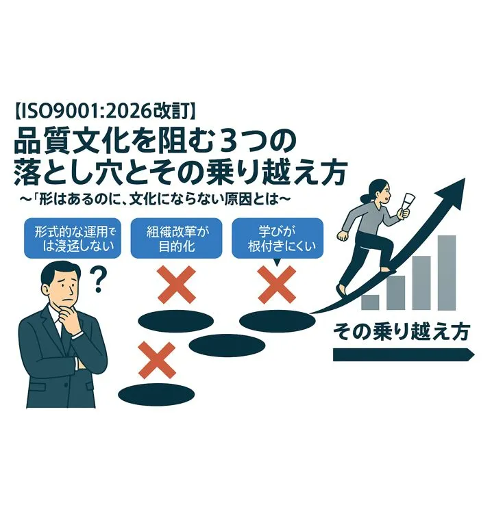 【ISO9001:2026改訂】品質文化を阻む3つの落とし穴とその乗り越え方