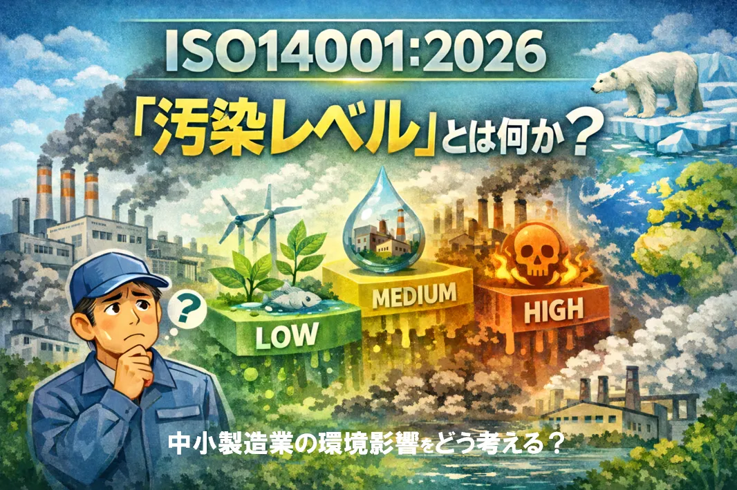 ISO14001:2026で出てきた「汚染レベル」とは何か