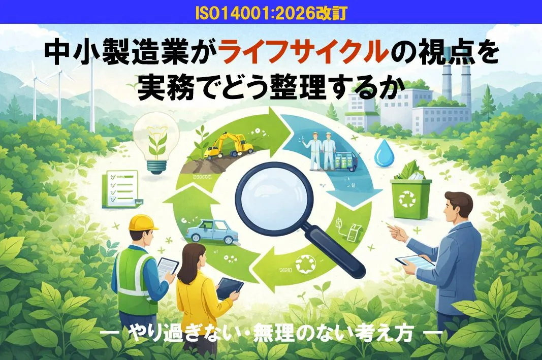 ISO14001-2026改訂-中小製造業がライフサイクル視点を実務でどう整理するか