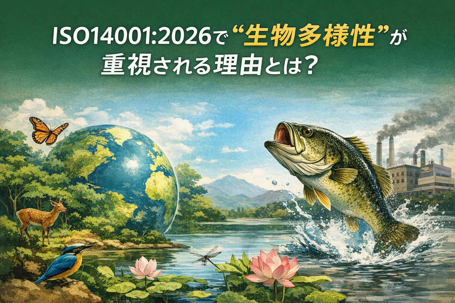 ISO14001-2026で「生物多様性」が重視される理由とは？