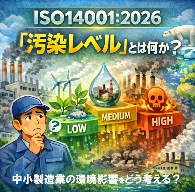 ISO14001:2026で出てきた「汚染レベル」とは何か