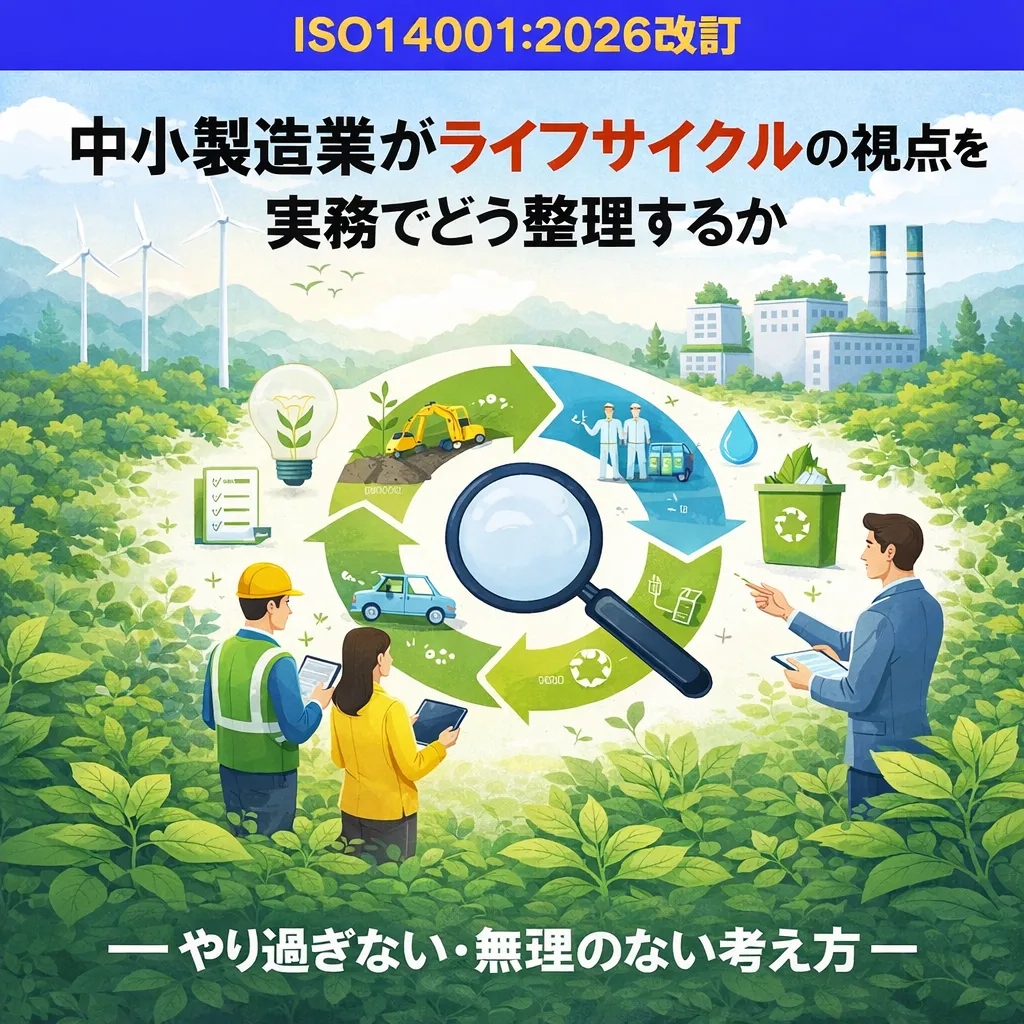 ISO14001-2026改訂-中小製造業がライフサイクル視点を実務でどう整理するか