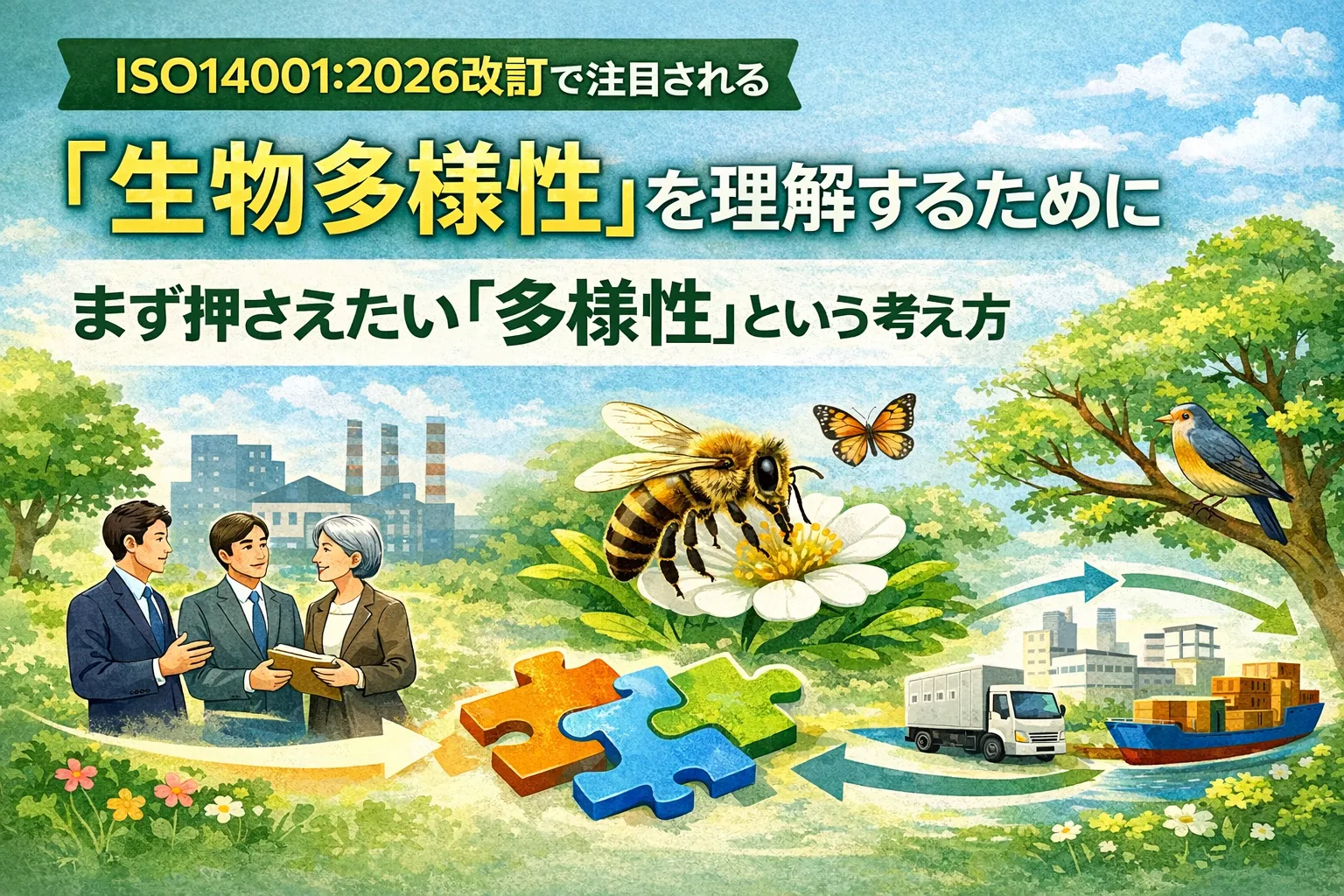 ISO14001:2026改訂で注目される「生物多様性」を理解するために