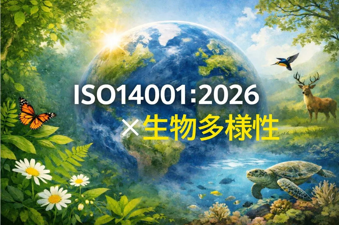 ISO14001:2026改訂で注目される「生物多様性」対応ハブ