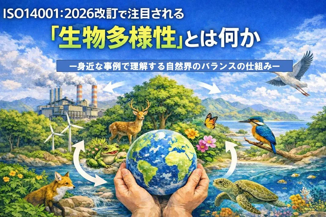 ISO14001:2026改訂で注目される「生物多様性」とは何か