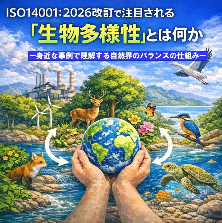 ISO14001:2026改訂で注目される「生物多様性」とは何か