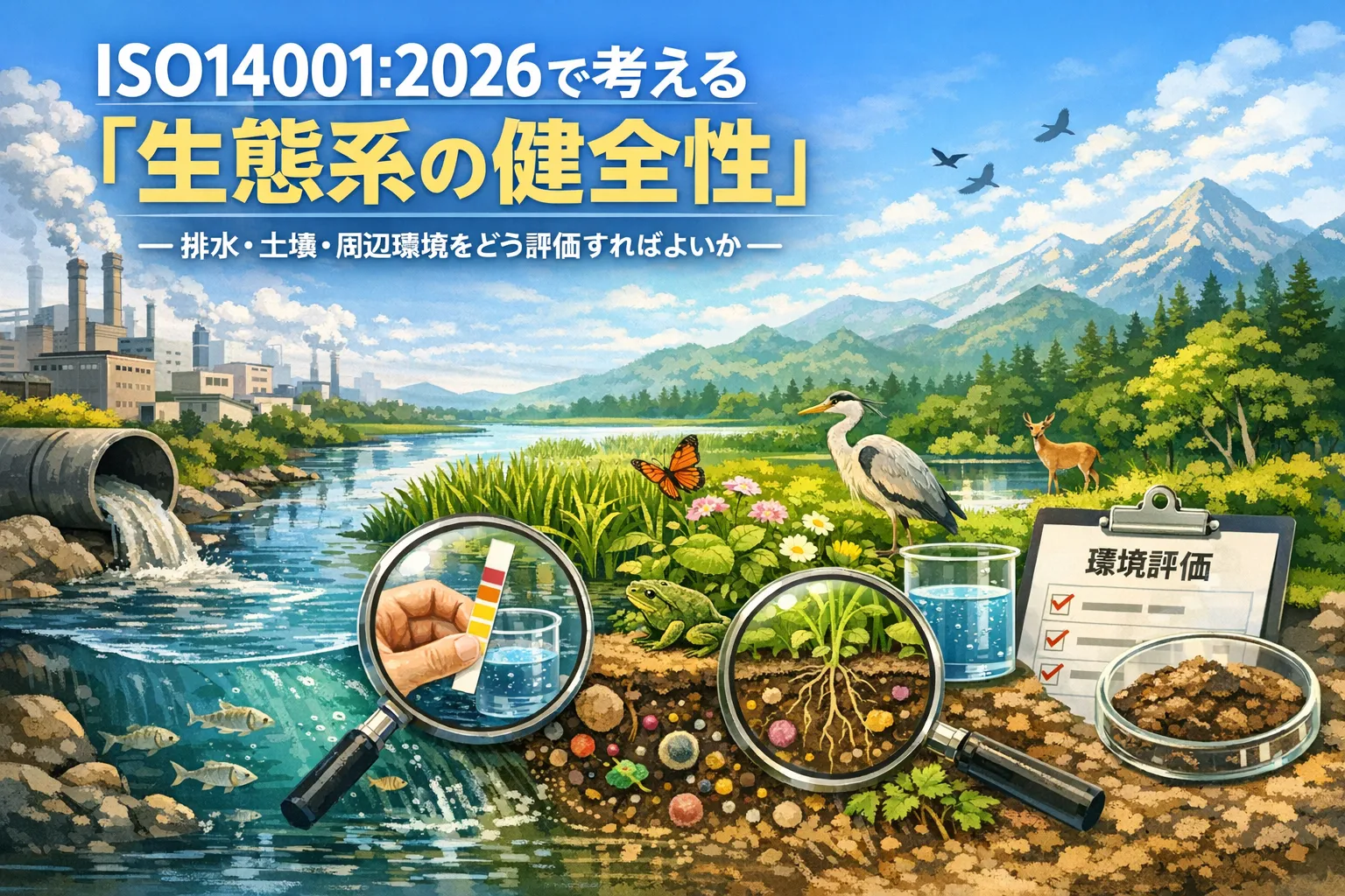 ISO14001:2026規格改訂で考える「生態系の健全性」