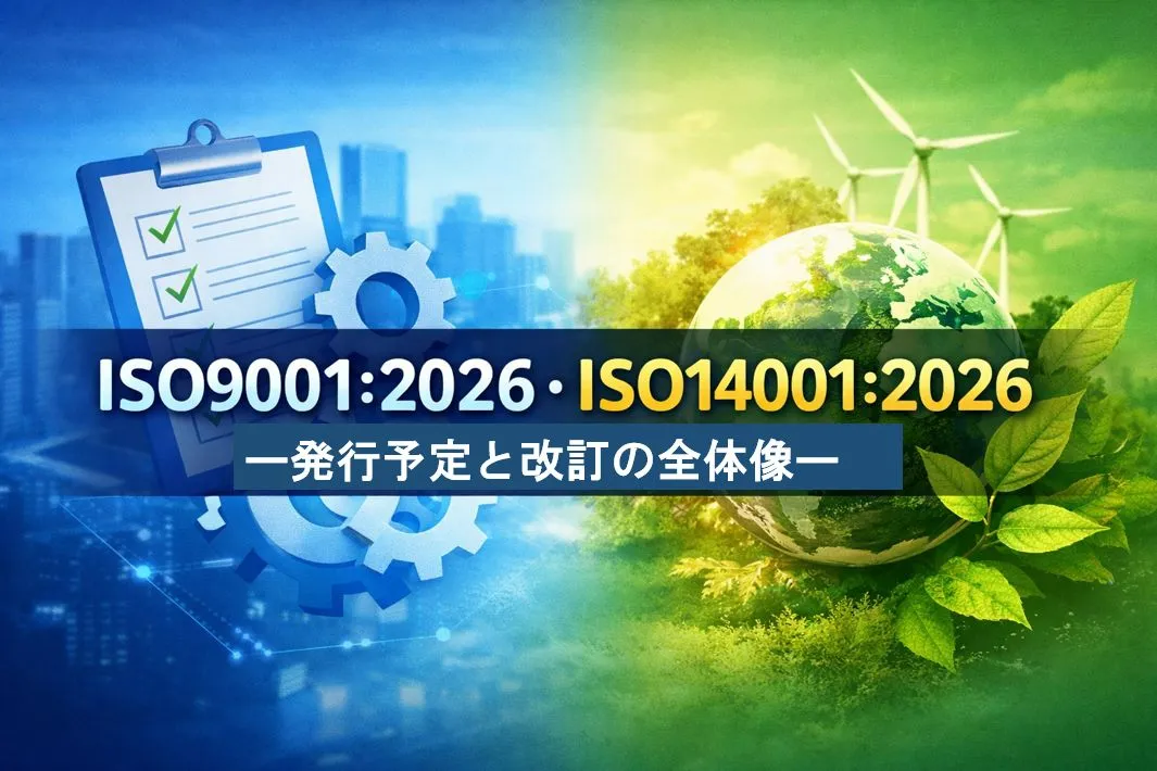 【最新版】ISO9001:2026・ISO14001:2026 発行予定と改訂の全体像