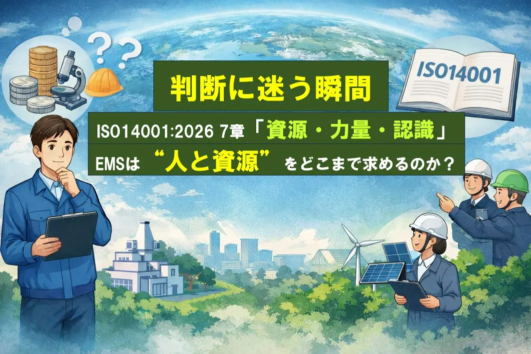 7.1～7.3（資源・力量・認識）―判断に迷う瞬間｜7章―EMSは“人と資源”をどこまで要求するか？―