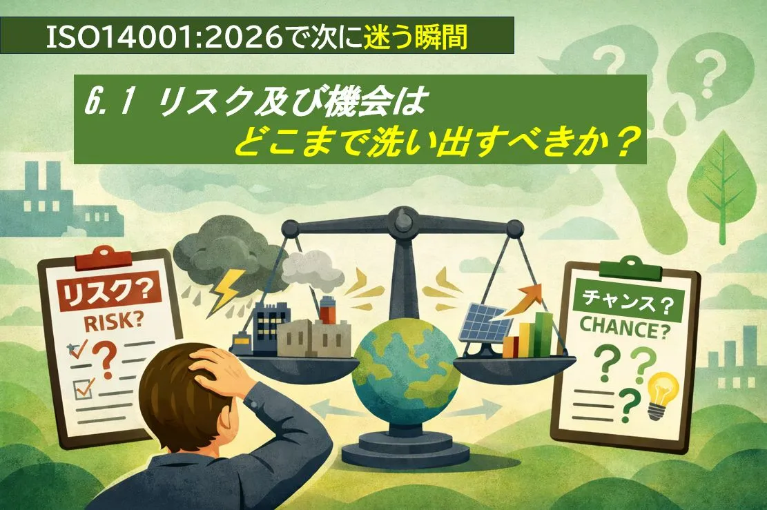 6.1「リスク及び機会」は、どこまで洗い出すべきか？