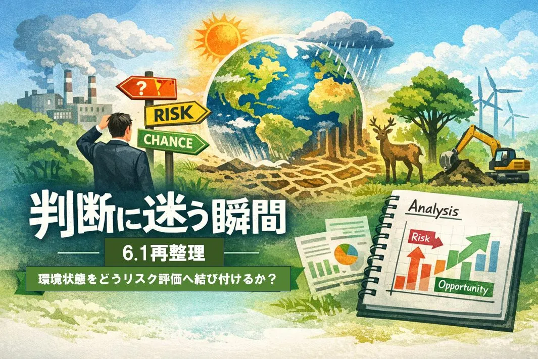 判断に迷う瞬間｜6.1再整理― 環境状態をどうリスク評価へ結びつけるか？ ―