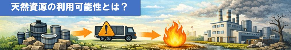 天然資源の利用可能性